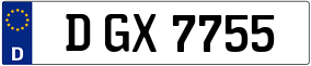 Truck License Plate